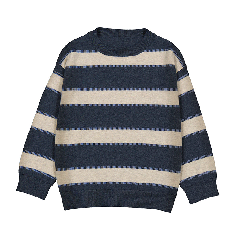 Mayoral Striped Sweater in Eclipse