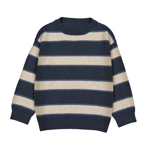 Mayoral Striped Sweater in Eclipse