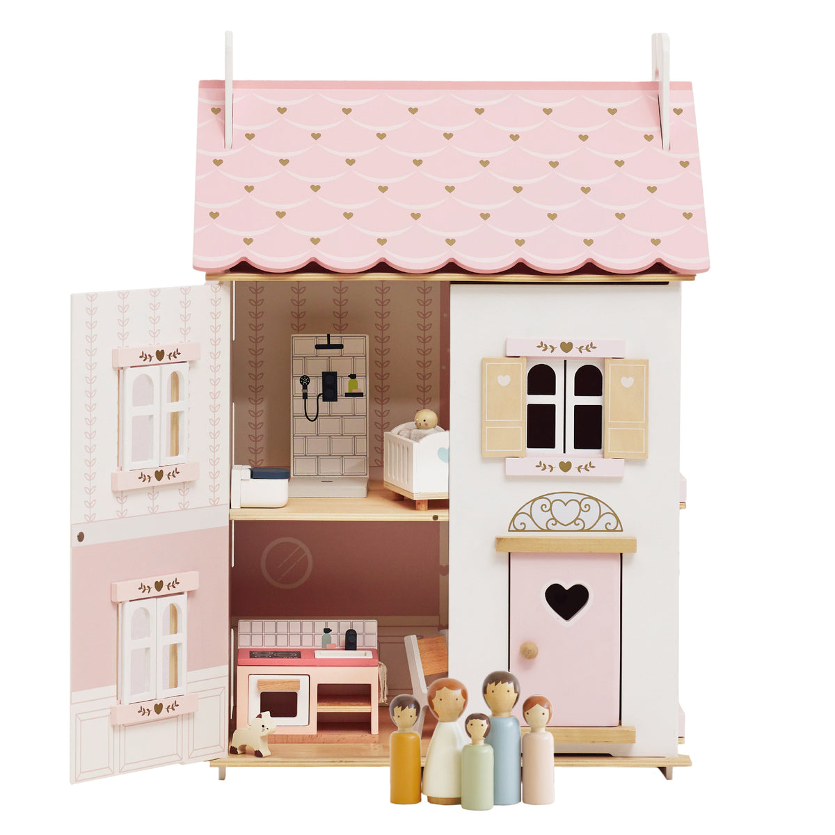 Le Toy Van Roseheart Dolls House, Furniture & Family