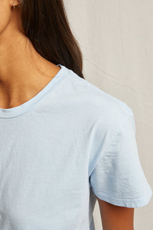 perfectwhitetee Harley Boxy Tee in Sky Blue