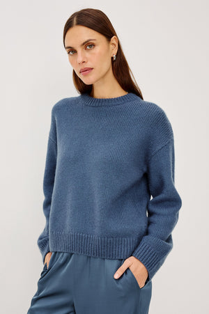 Rails Helly Pullover Sweater in Atlantic
