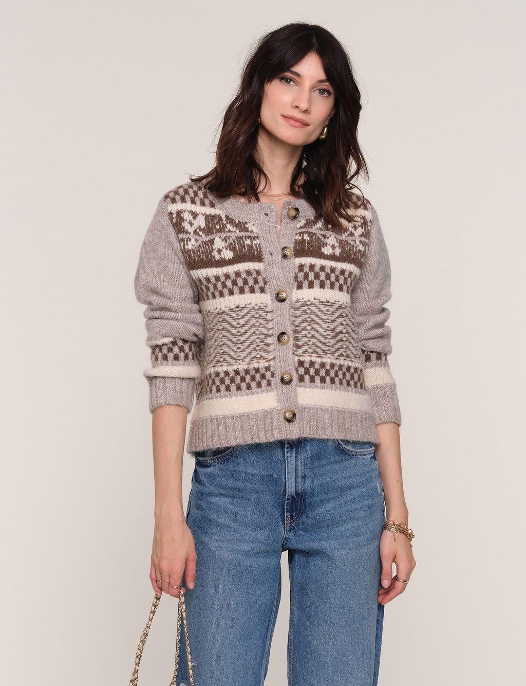 Heartloom Rocky Cardigan in Mocha