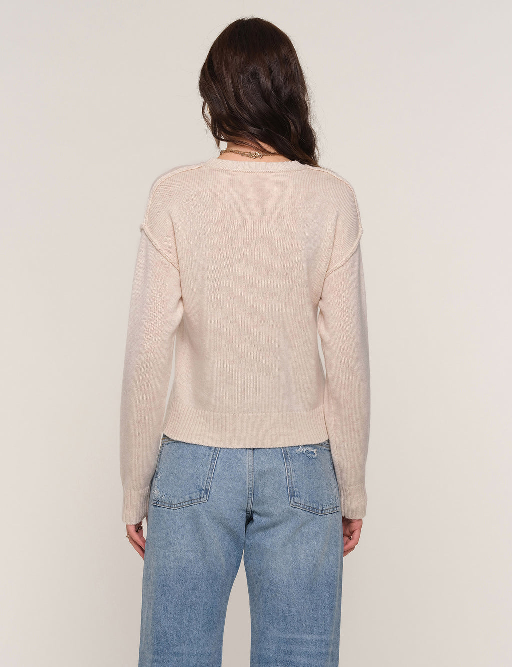 Heartloom Celty Sweater in Ecru