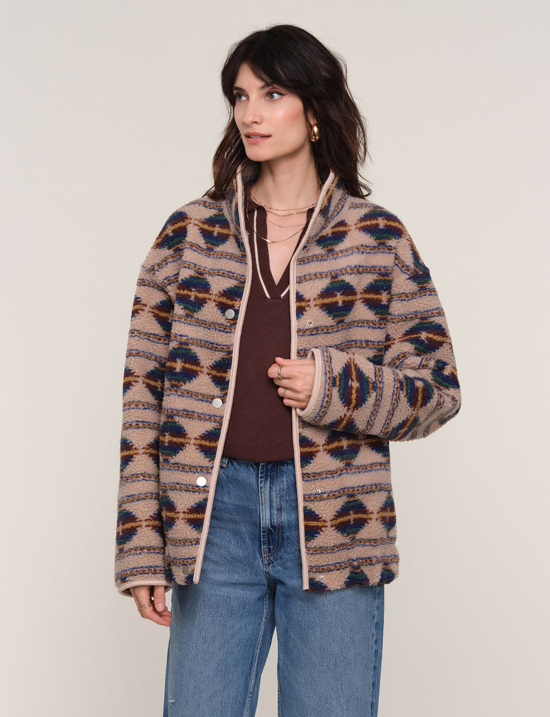 Heartloom Maria Fleece Jacket in Sand