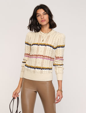 Heartloom Rossini Sweater in Ecru