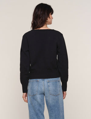 Heartloom Cecilia Cardigan in Black