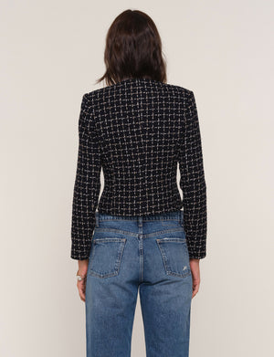 Heartloom Berry Blazer in Black