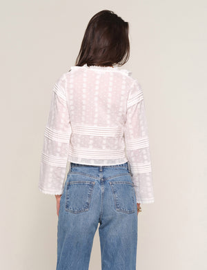 Heartloom Romy Top in Eggshell