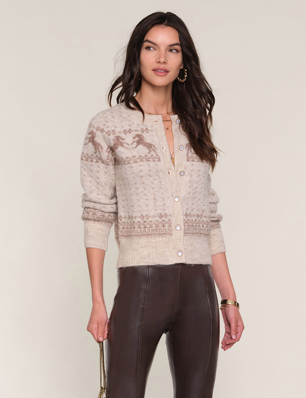 Heartloom Esti Cardi in Oat