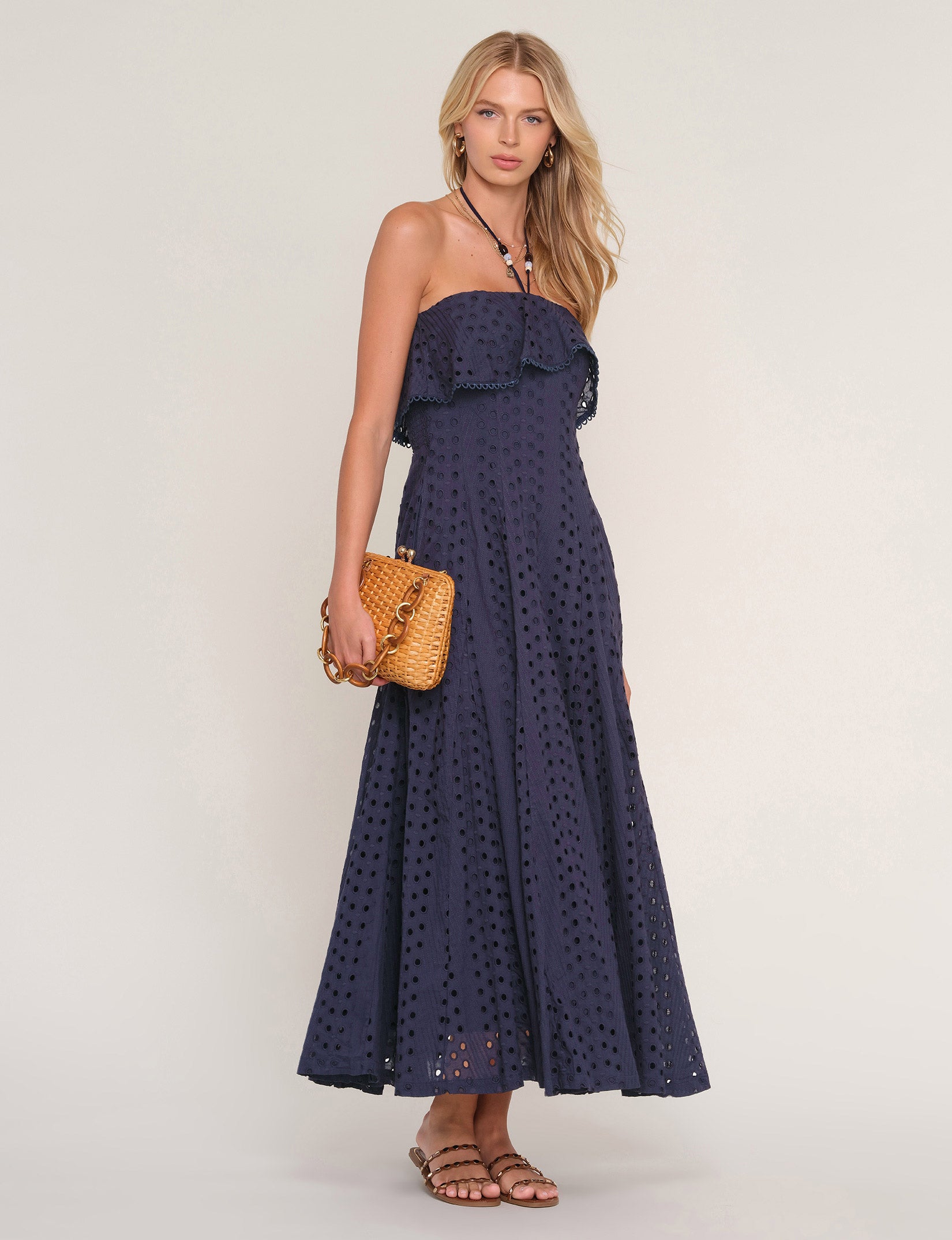 heartloom maxi dress Heartloom Feli Dress in Indigo L