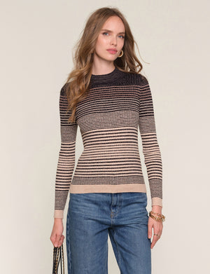 Heartloom Randall Top in Black Stripe