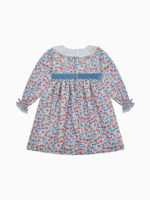 La Coqueta Helena Dress in Pink Floral