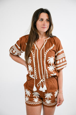 Aislinn Blouse | Umber
