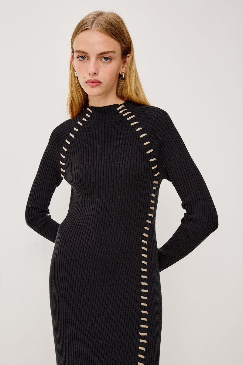 Rails Imara Sweater Dress in Black