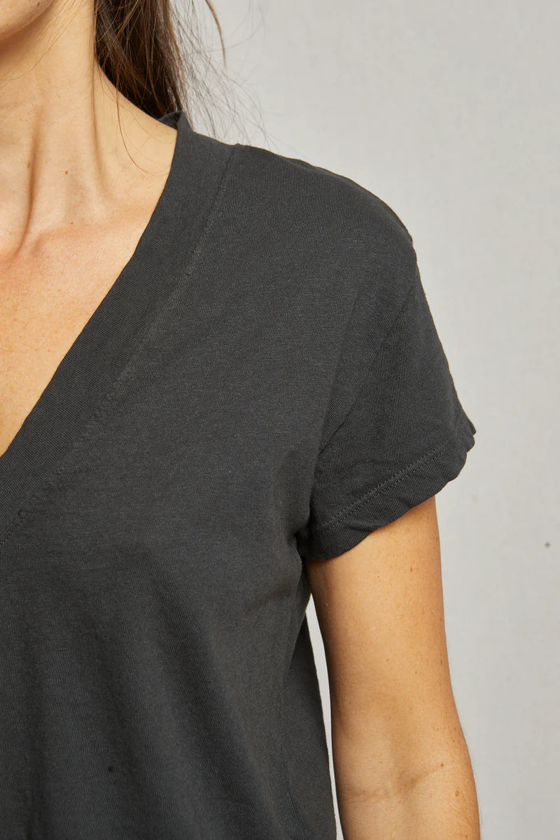perfectwhitetee Alanis Recycled Cotton V Neck -  Multiple Colors!