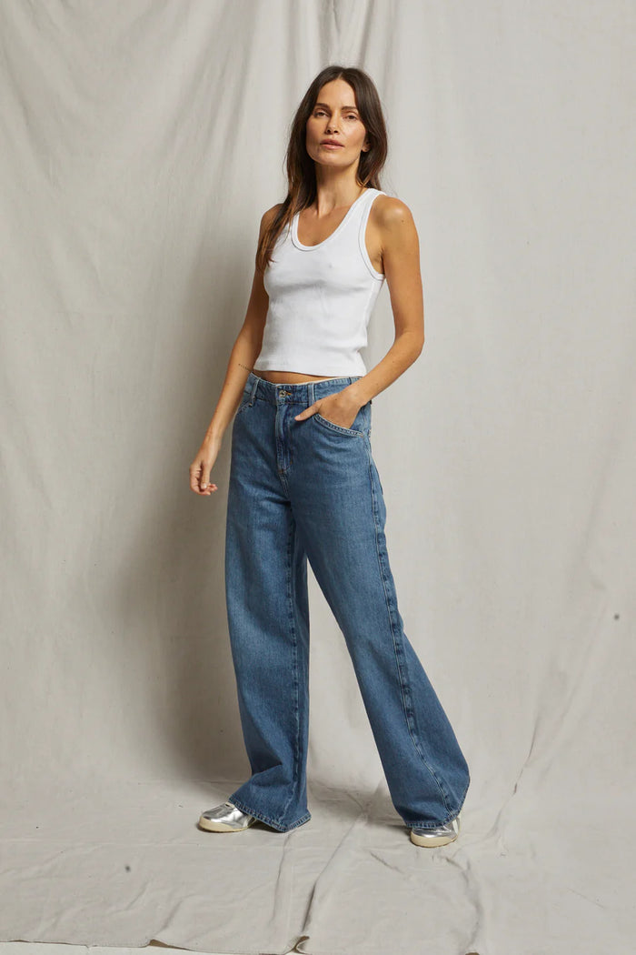 perfectwhitetee Blondie Structured Rib Bra Friendly Tank -  Multiple Colors!