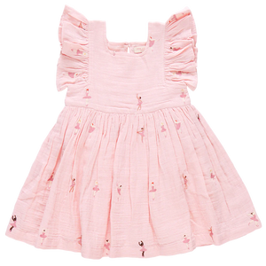 Pink Chicken Elsie Dress in Ballerina Embroidery