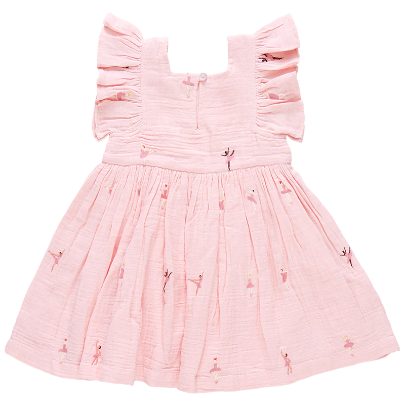 Pink Chicken Elsie Dress in Ballerina Embroidery