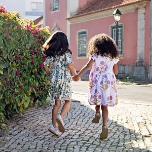 Pink Chicken Marisol Dress in Lavender Dandelion