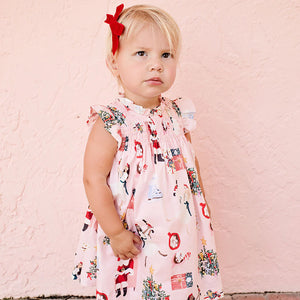 pink chicken holiday dress Pink Chicken Girls' Stevie Vintage Nutcracker Dress Set - Baby - Multi - Size 12-18 months