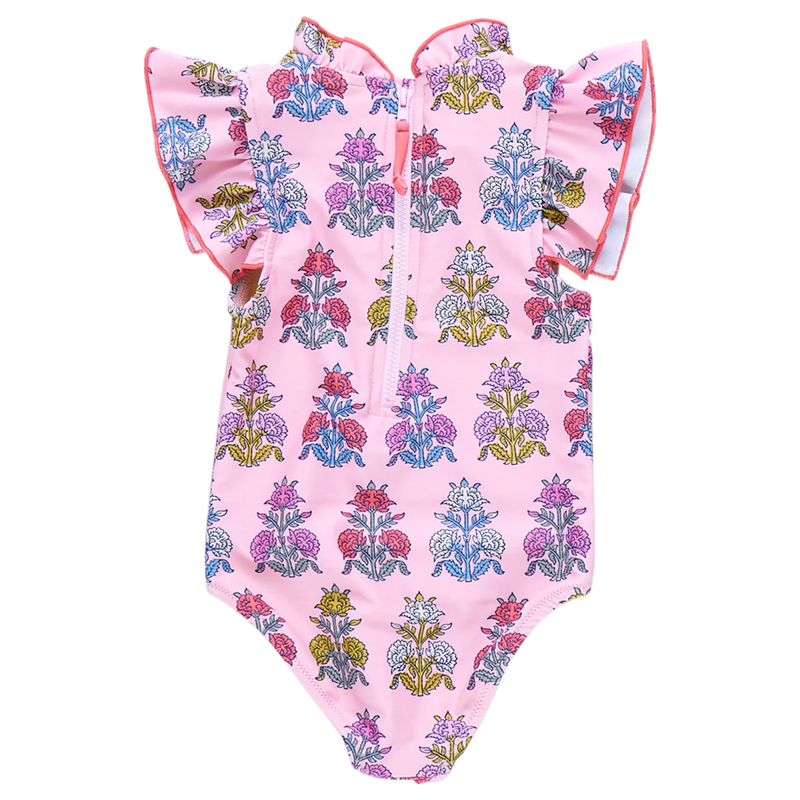 Pink Chicken Jennifer Swimsuit in Pink Flowerette