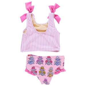 Pink Chicken Shelly Tankini in Pink Stripe