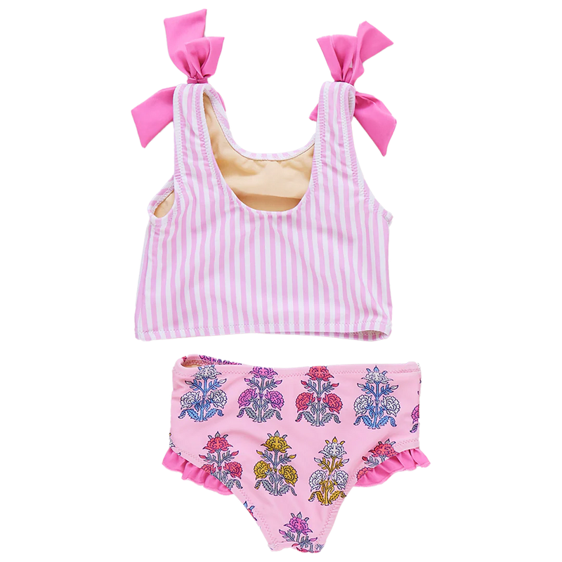 Pink Chicken Shelly Tankini in Pink Stripe