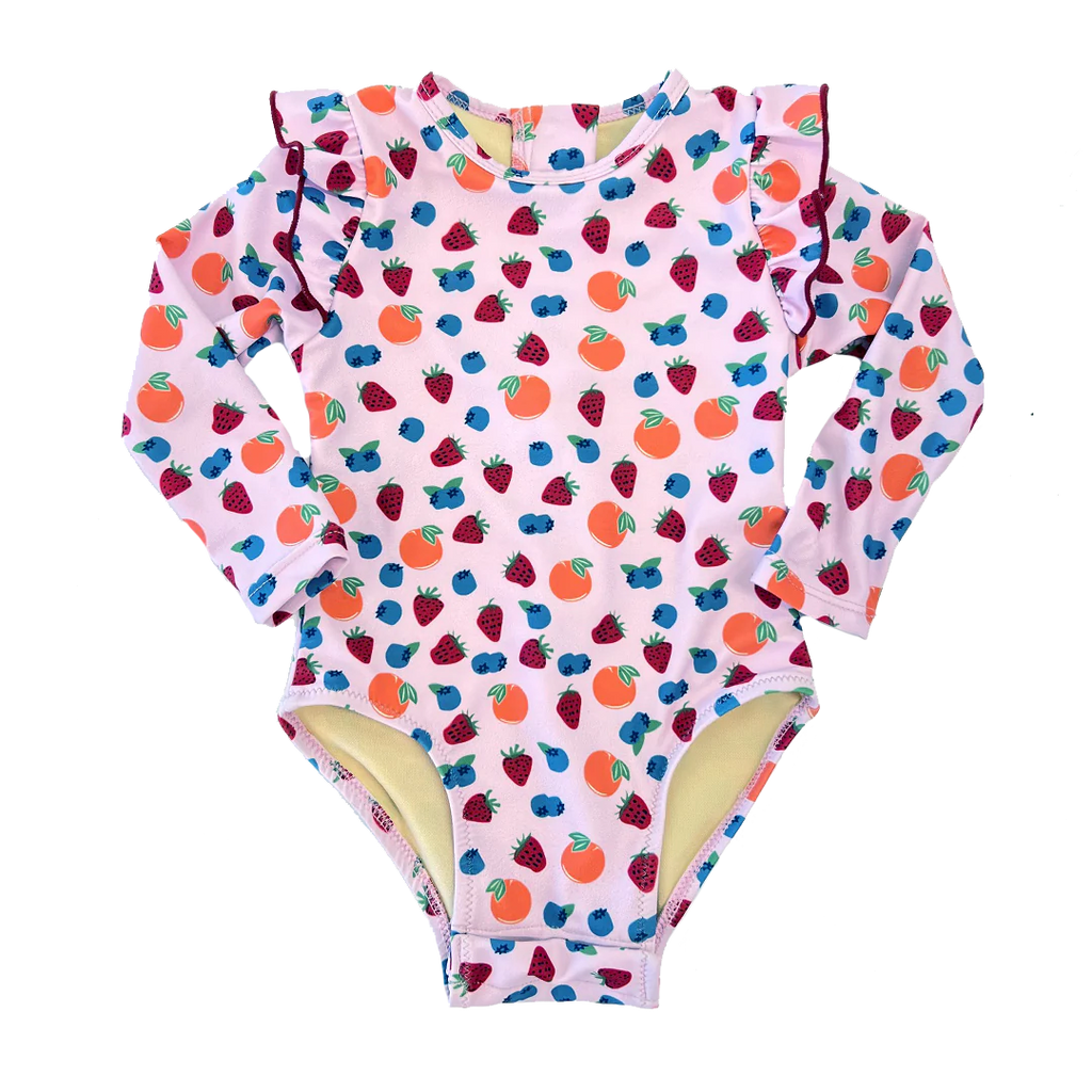 Pink Chicken Baby Rachel Swimsuit in Mixed Fruit