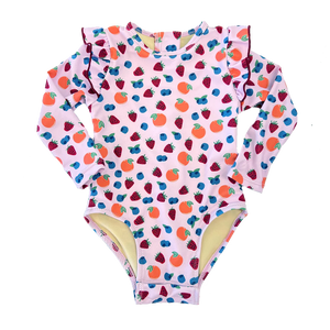 Pink Chicken Baby Rachel Swimsuit in Mixed Fruit