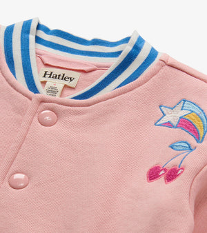 Hatley Varsity Bomber in Blossom