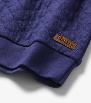 Hatley Quilted Pullover in Patriot Blue