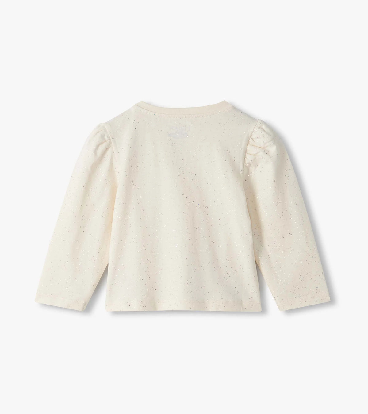 Hatley Puff Sleeve Tee in Cream Hot Melt
