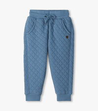 Hatley Quilted Jogger in Faded Denim