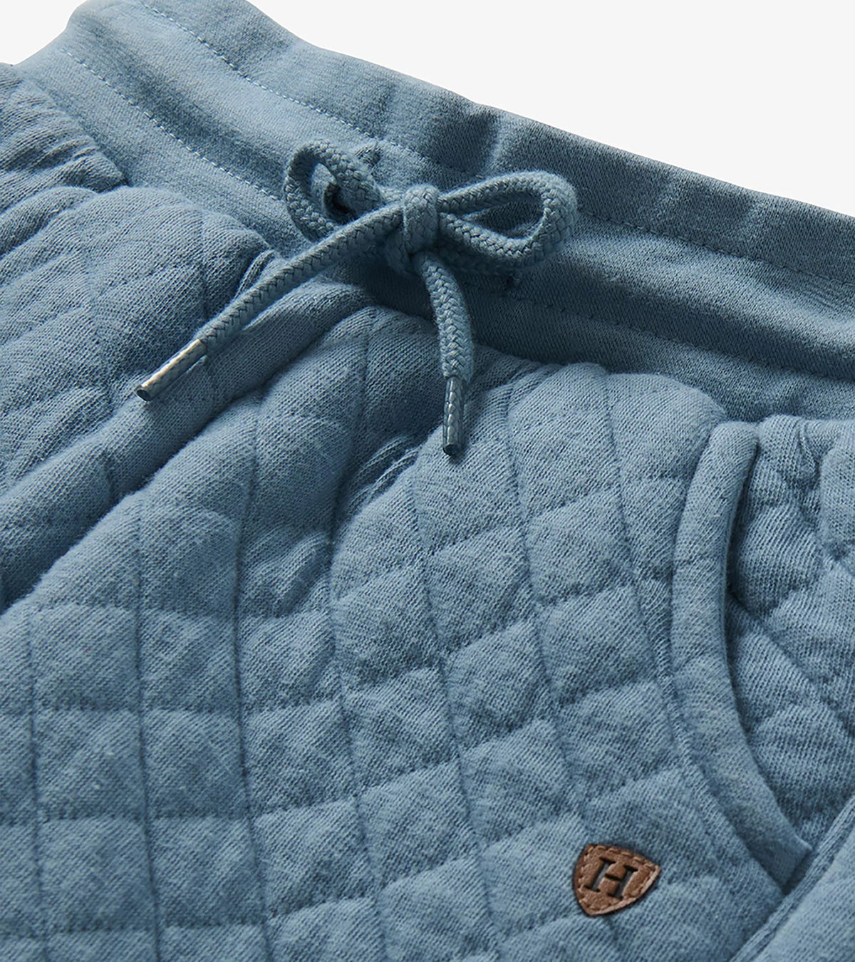 Hatley Quilted Jogger in Faded Denim