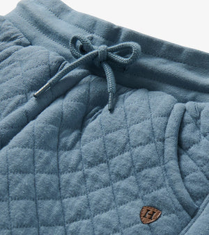 Hatley Quilted Jogger in Faded Denim