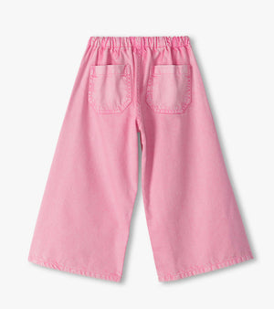 Hatley Wide Leg Jeans in Flamingo Pink