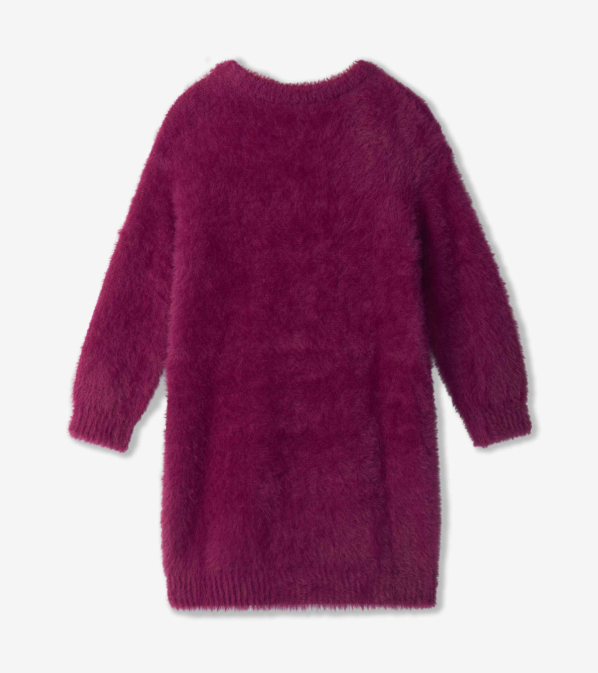 Hatley Drop Shoulder Sweater Dress in Raspberry Hearts