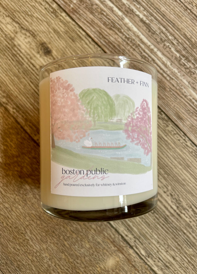 Feather + Finn 12oz Boston Public Gardens Candle