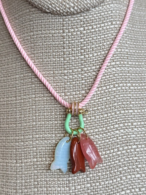 Opal/Carnelian/Rose on Pink