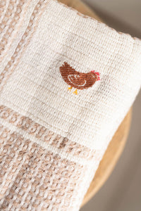 New Grain Patchwork Blanket in Farm