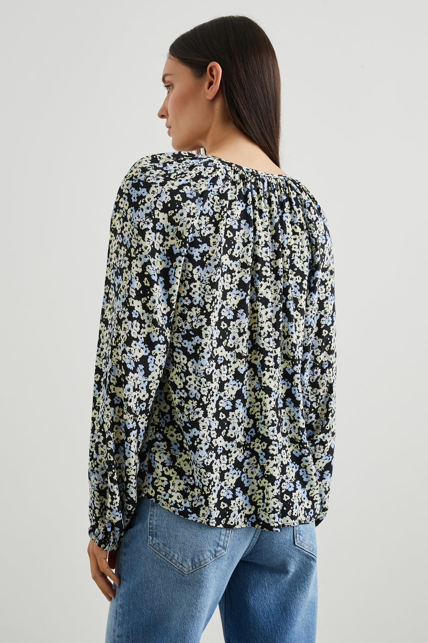 Rails Indi Top in Midnight Meadow Floral