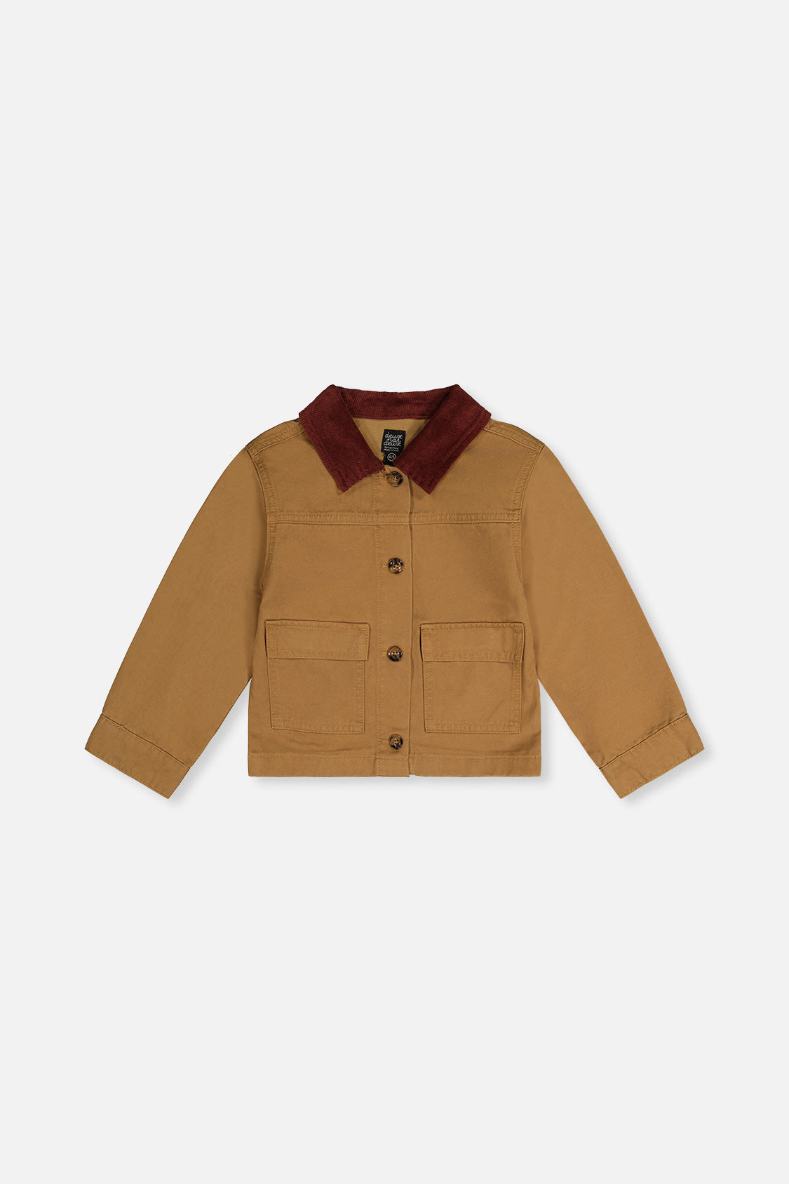 Deux Par Deux Barn Jacket in Brown