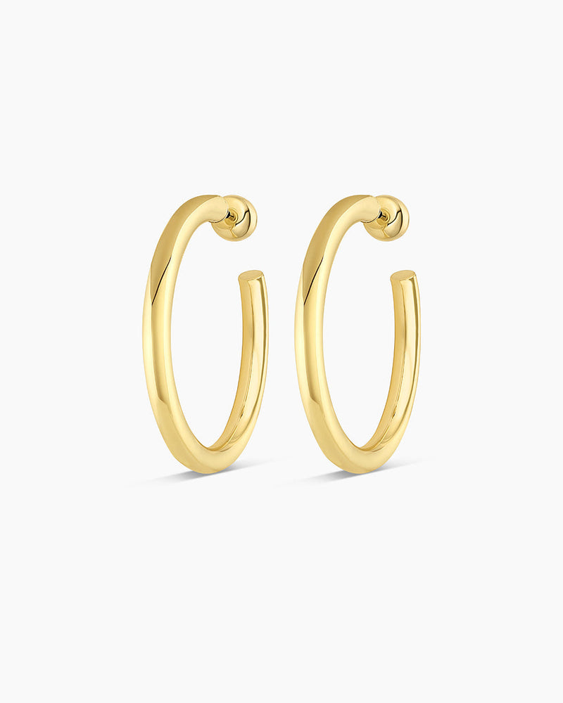 Gorjana Carter Hoops in Gold