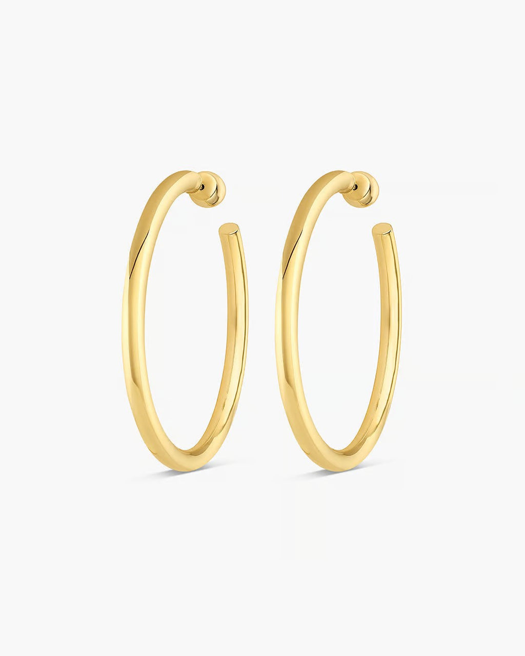 Gorjana Carter Statement Hoops (in Gold)