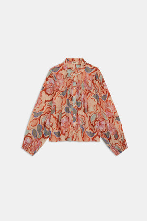 SUNCOO Paris Leya Blouse in Blush