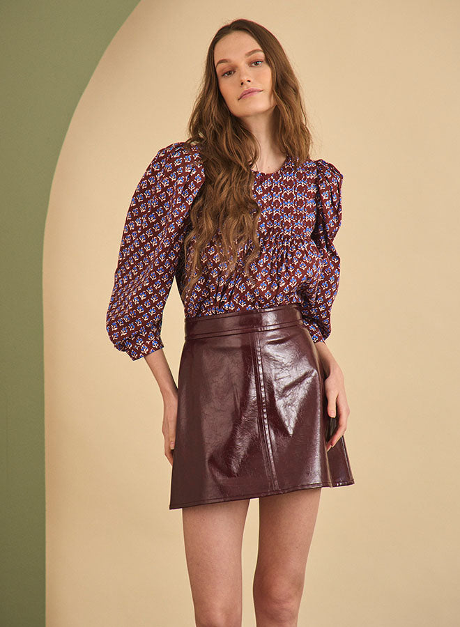 Hunter Bell Meeghan Mini in Oxblood