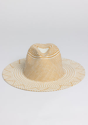 Hat Attack Luxe Novelty Packable in Ivory/Tan