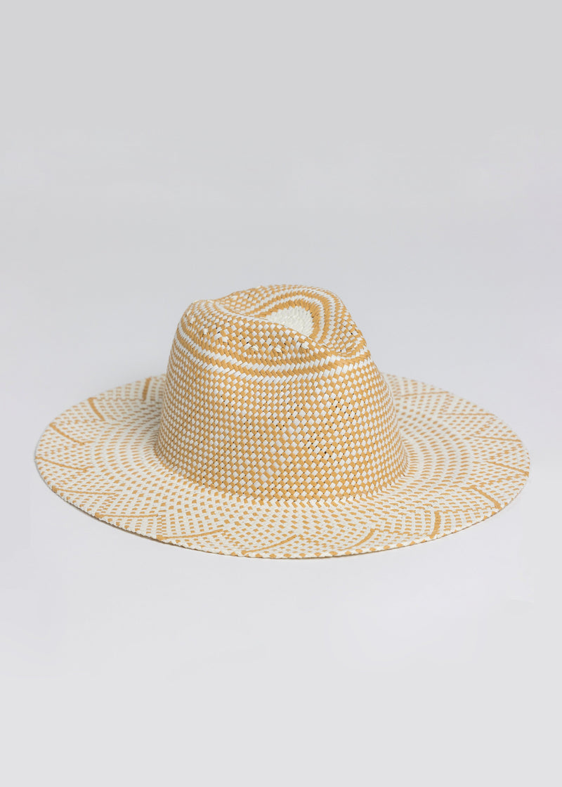 Hat Attack Luxe Novelty Packable in Ivory/Tan