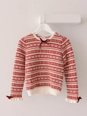 La Coqueta Jade Fair Isle Sweater