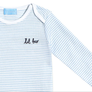 Joy Street Kids Lil Bro Onesie in Light Blue
